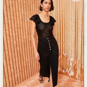 Ulla Johnson Miriam Mesh Top Sz M